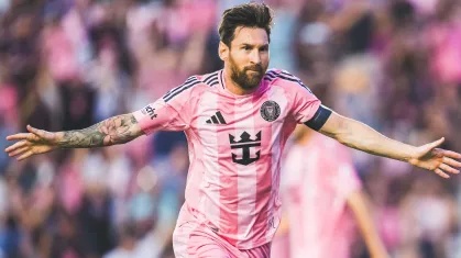 Messi em campo pelo Inter Miami