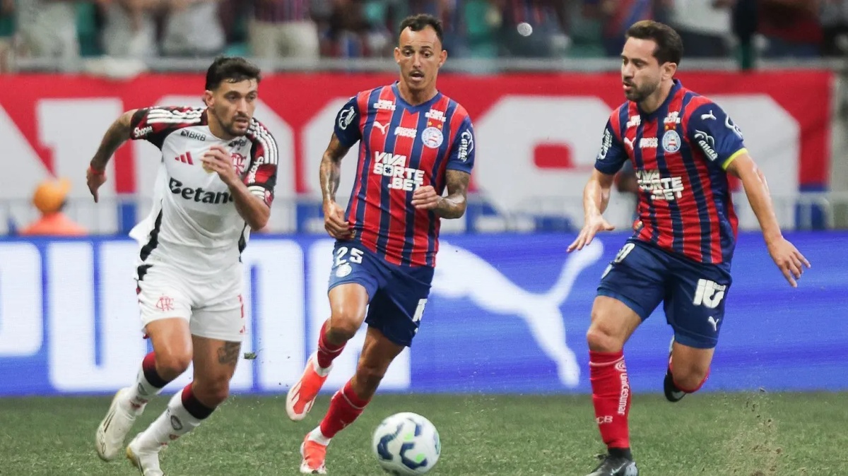 Partida entre Bahia e Flamengo, pela 27ª rodada do Brasileirão