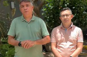 Prefeito e vice-prefeito (Foto: Reprodução)
