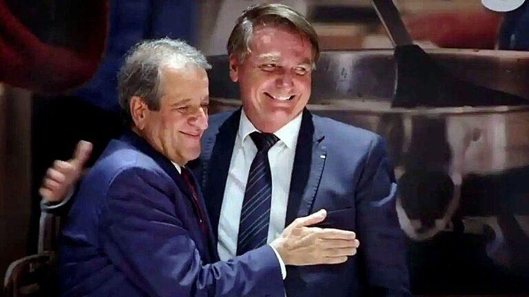 Presidente do PL, Valdemar Costa Neto, e o ex-presidente Jair Bolsonaro  Foto: PL