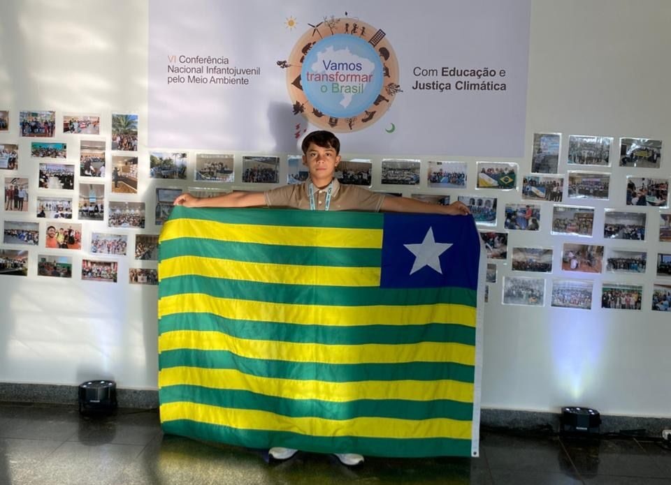 Victor Raphael representa o Piauí na VI Conferência Nacional Infantojuvenil pelo Meio Ambiente