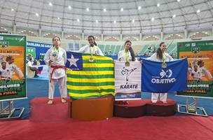 Amanda Raquel Pereira conquistou o bicampeonato brasileiro Interclubes de Karatê (Foto: Reprodução/Governo do Piauí)