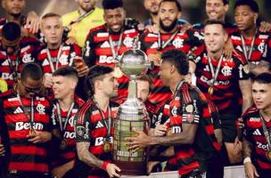 Flamengo vence Palmeiras e se torna o primeiro brasileiro tetracampeão da Libertadores (Foto: Reprodução/CRF)