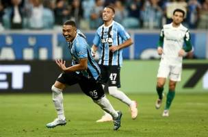Grêmio comemora vitória sobre o Palmeiras (Foto: Getty Images)