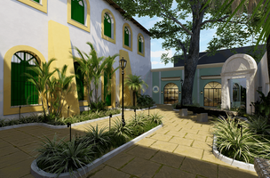 Imagem do projeto do jardim do Museu do Piauí. (Foto: Arquivo Secom)