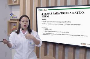 Professores da rede estadual abordaram o tema de redação do Enem 2025 (Foto: Reprodução)