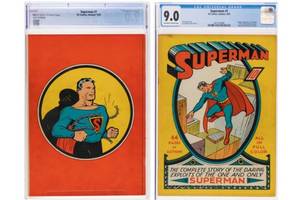 Revista em quadrinhos do Super-Homem é leiloada por US$ 9,12 milhões (Foto: Divulgação Heritage Auctions)