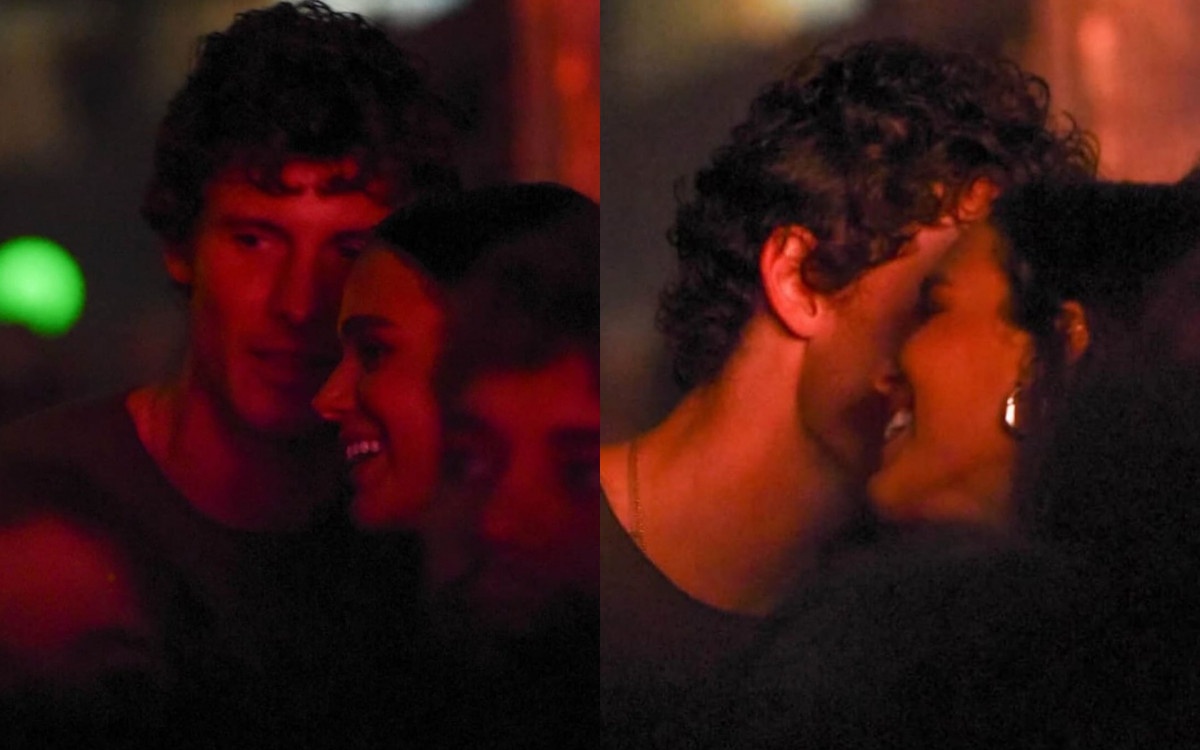 Shawn Mendes e Bruna Marquezine curtem show de Dua Lipa juntinhos em São Paulo