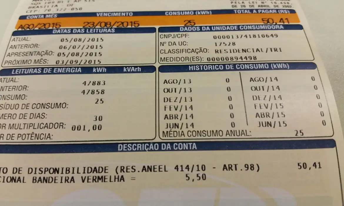 terá redução no preço da energia em dezembro