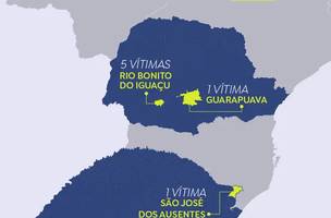 Tornados no Paraná e no Rio Grande do Sul. (Foto: Reprodução | Agência Brasil | EBC)