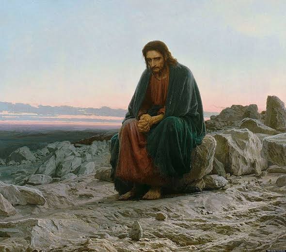 Ivan Kramskôi. Cristo no Deserto, 1872