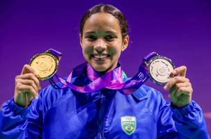 Melhor atleta Badminton (Foto: Juliana)