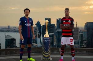 PSG vence o Flamengo nos pênaltis após jogo intenso e empate no Catar (Foto: Reprodução/FIFA Intercontinental Cup)
