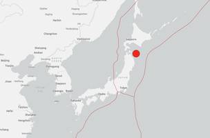 Terremoto de magnitude 7,6 atinge a costa do Japão em 8 de dezembro de 2025 (Foto: Reprodução/Serviço Geológico dos EUA)