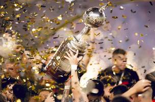 Troféu da Libertadores (Foto: Gilvan de Souza / Flamengo)