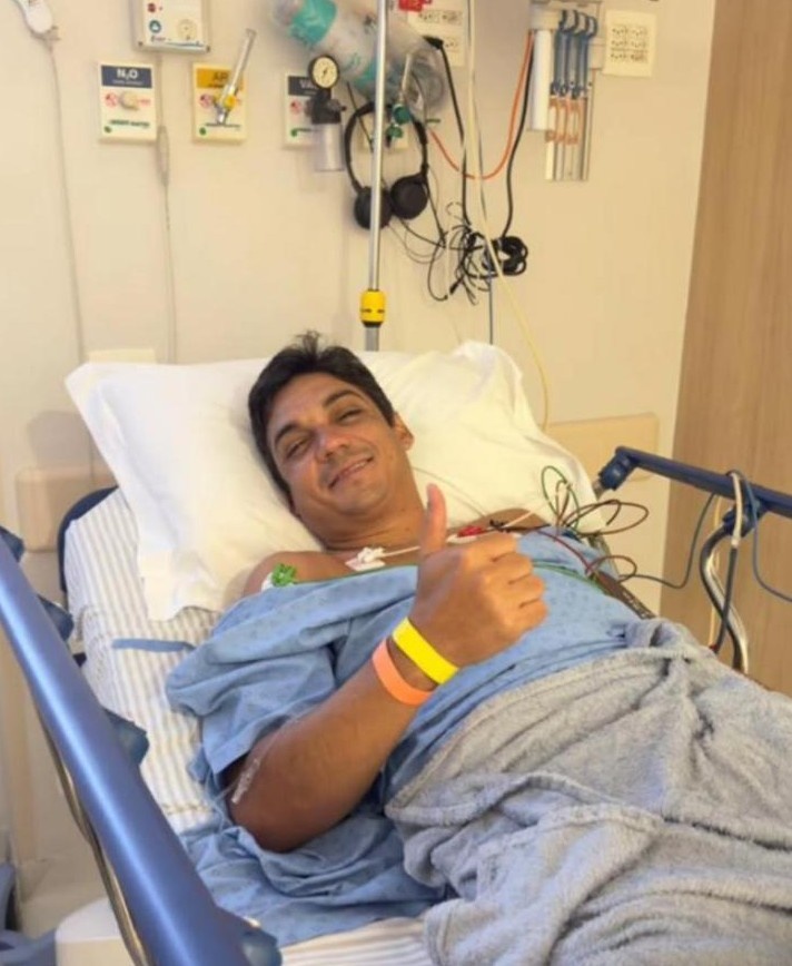 Bruno Neto em São Paulo. Estado muito delicado
