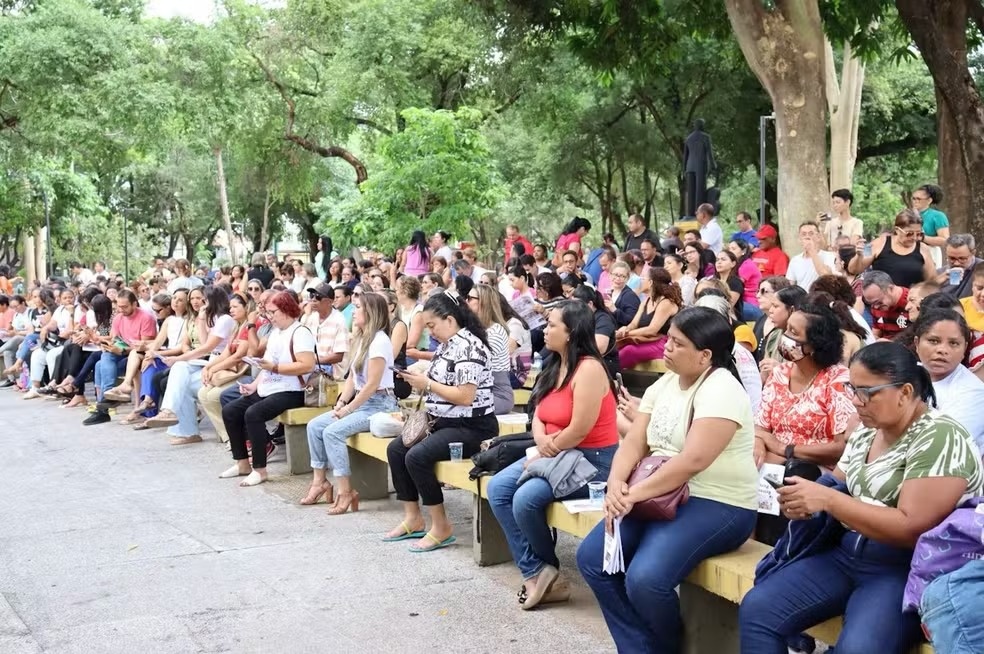 Greve dos professores da rede municipal