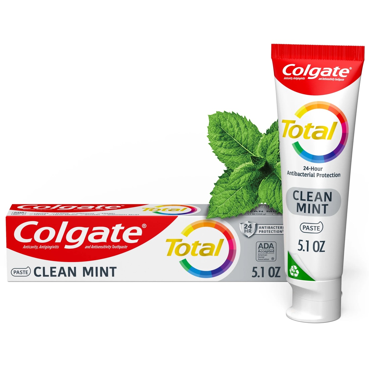 Produtos que fazem parte da linha Colgate Clean Mint.