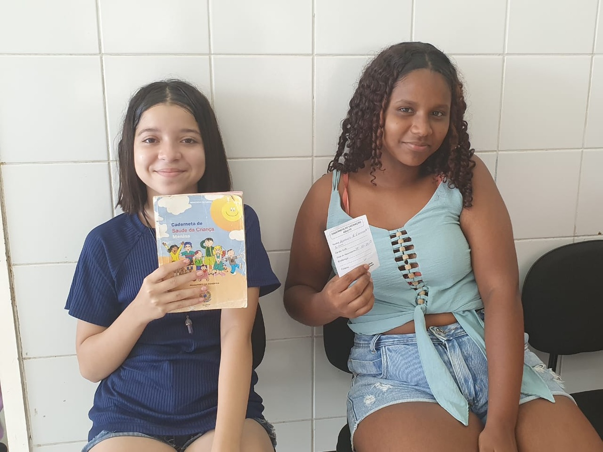Abertura da campanha de vacinação contra o HPV.