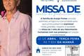 Missa de um mês de falecimento de Araújo Fortes será celebrada nesta terça-feira