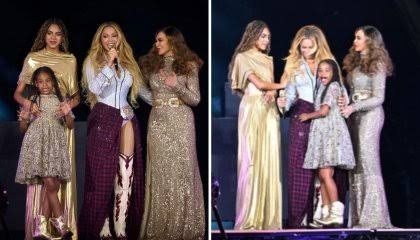 Beyoncé leva mãe, Tina Knowles, para o palco da “Cowboy Carter”