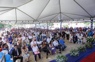 Casamento comunitário no Parque da Cidadania (Foto: Reprodução/SECOM)