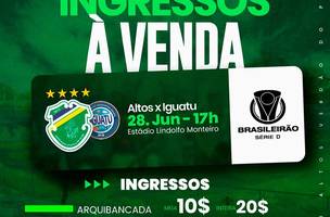 Altos x Iguatu (Foto: Reprodução | i9Tickets)