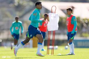 Luis Felipe durante treino da Seleção (Foto: Rafael Ribeiro/CBF)