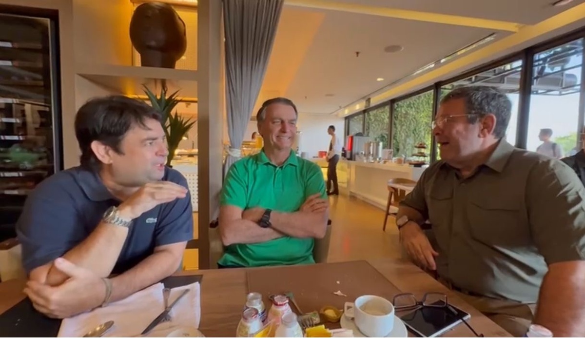 Thiago Junqueira foi o único do Piaui que tomou café com Bolsonaro.