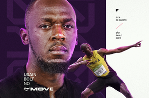Usain Bolt no iFood Move 2025 (Foto: Reprodução | iFood Move)