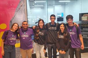 Alunos vencedores (Foto: Reprodução)