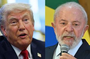 Donald Trump (à esquerda) e Lula (à direita). (Foto: Reprodução | CNN)