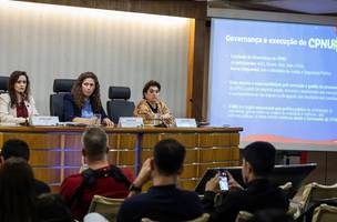 Ministra da Gestão apresenta detalhes da nova edição do Concurso Público Nacional Unificado. (Foto: Valter Campanato/Agência Brasil)