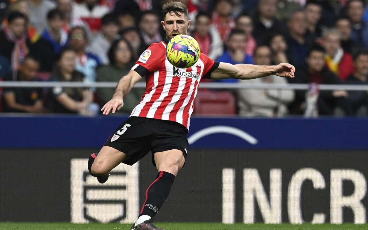 Yeray Álvarez em ação pelo Athletic Bilba