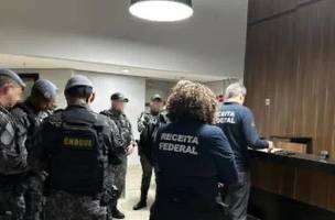 Agentes federais em loja em Teresina. De quem é? Não seja curioso. (Foto: Reprodução)