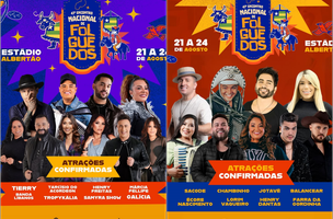Atrações musicais confirmadas (Foto: Divulgação/Secult-PI)