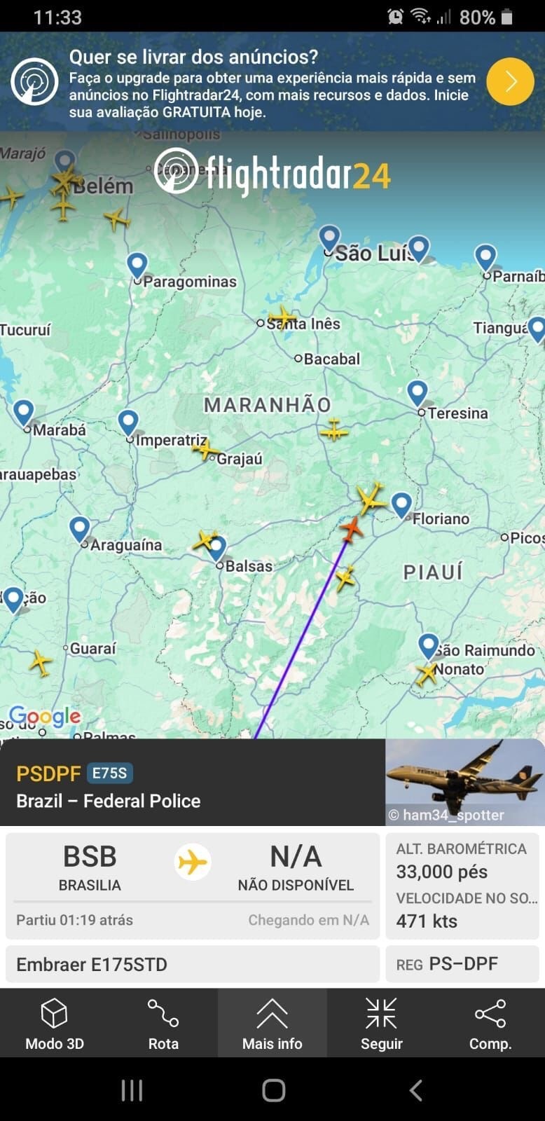 Avião da PF no céu piauiense. Quem é o alvo?