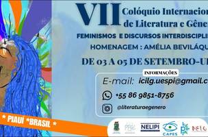Colóquio Internacional de Literatura e Gênero (Foto: Reprodução)