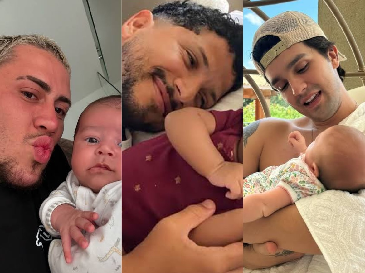 Famosos comemoram primeiro Dia dos Pais