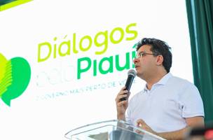 Governador Rafael Fonteles anunciou novos concursos e obras durante evento em Uruçuí (Foto: Louany Naira)