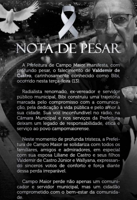 Nota de Pesar