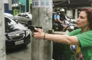 Zambelli se torna ré por ameaçar jornalista com arma de fogo em agosto de 2023. (Foto: Reprodução/Rede Sociais)
