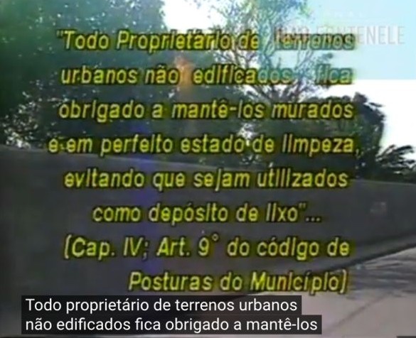 Artigo do Código de Postura que garante penalidade a quem suja Teresina