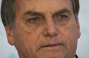 Bolsonaro é flagrado chorando (Foto: Reprodução)