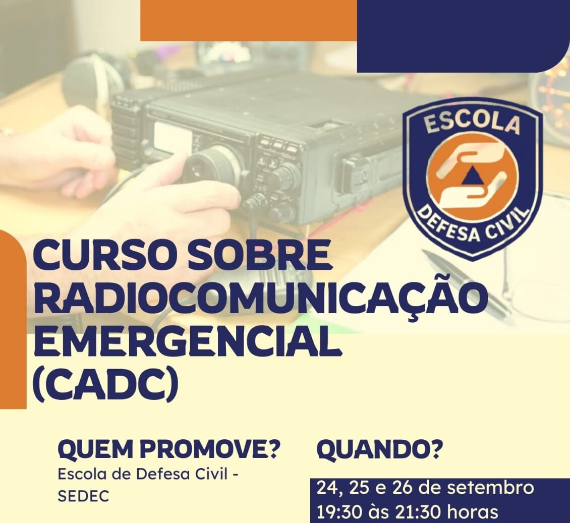 Curso de Rádiocomunicação Emergencial