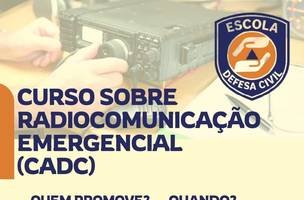 Curso de Rádiocomunicação Emergencial (Foto: Reprodução/Defesa Civil)