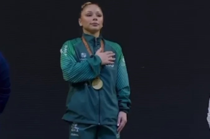 Flavia Saraiva foi ouro no mundial