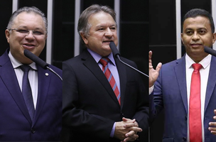 Florentino, Merlong, e Dr Francisco, já tem suas digitais no crime.  Denunciados e condenados por desvios… (Foto: Reprodução)