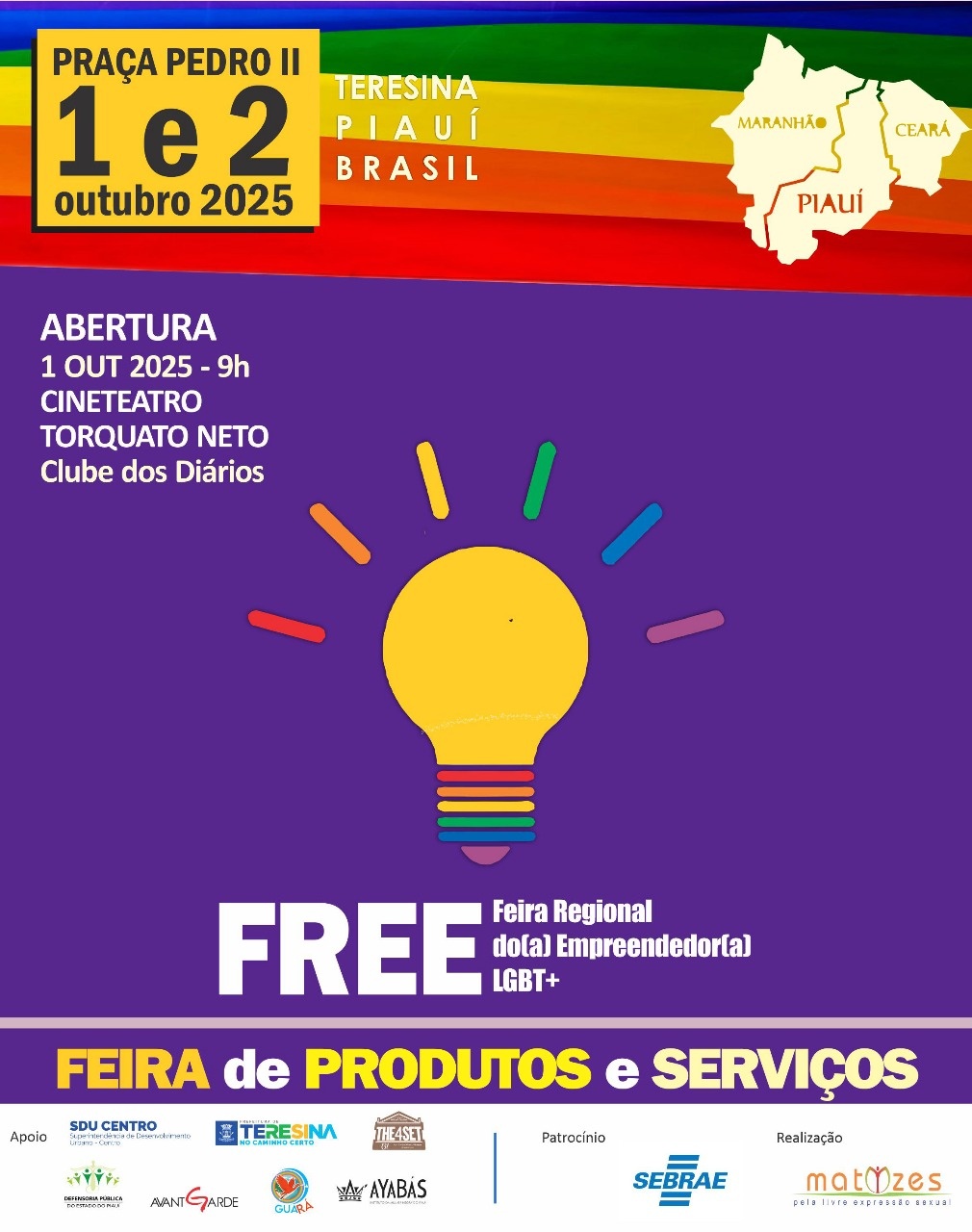 FREE – Feira Regional do(a) Empreendedor(a) LGBT+