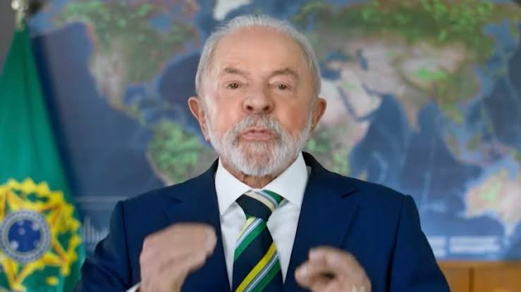 Lula durante pronunciamento sobre o 7 de setembro